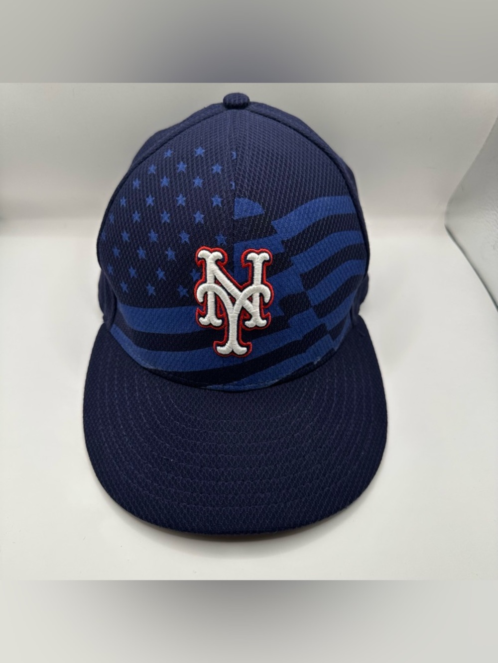 New Era New York Mets 59Fifty MLB 4th of July Fitted Hat Size 7 - 1/4